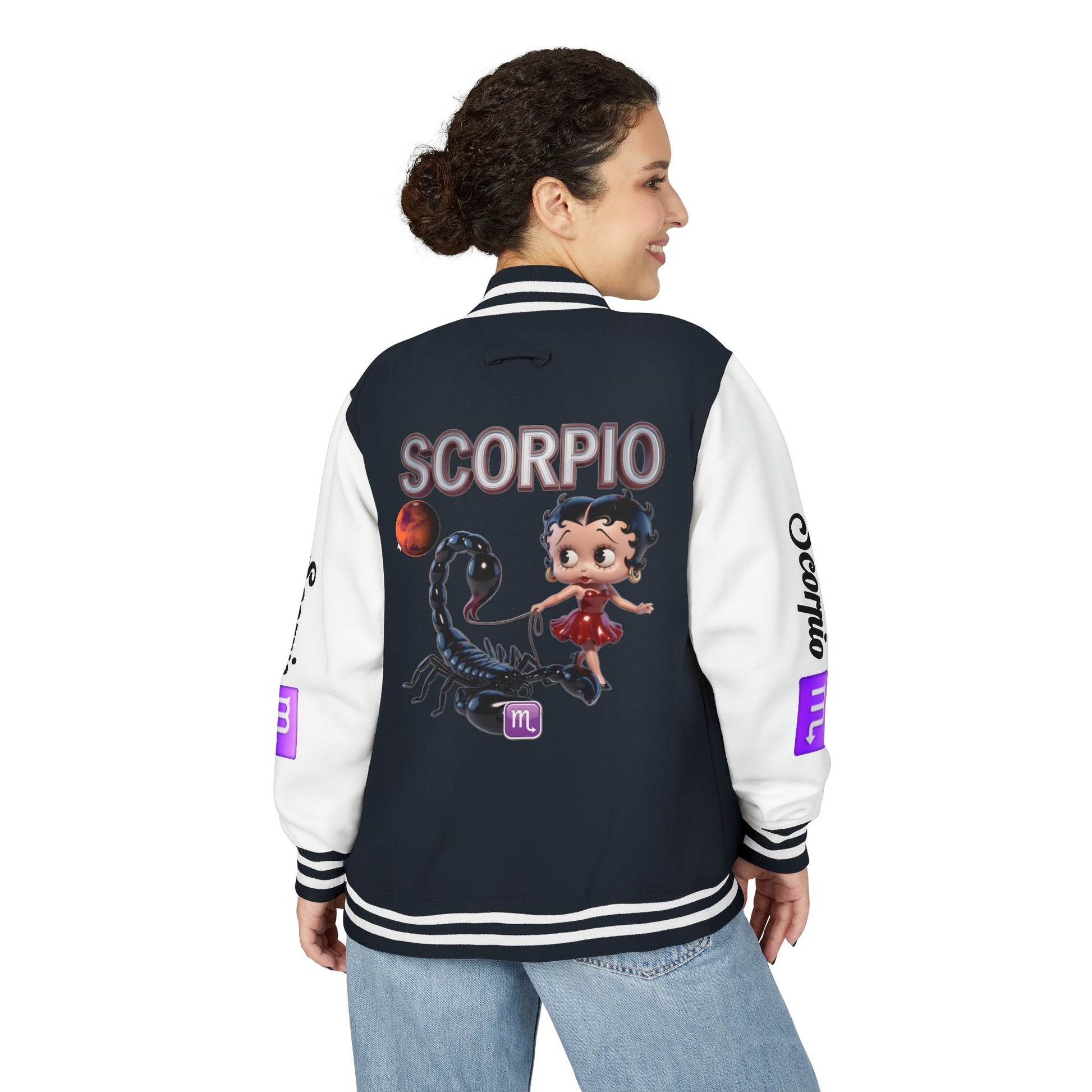 Letterman Jacket Scorpio Zodiac Design