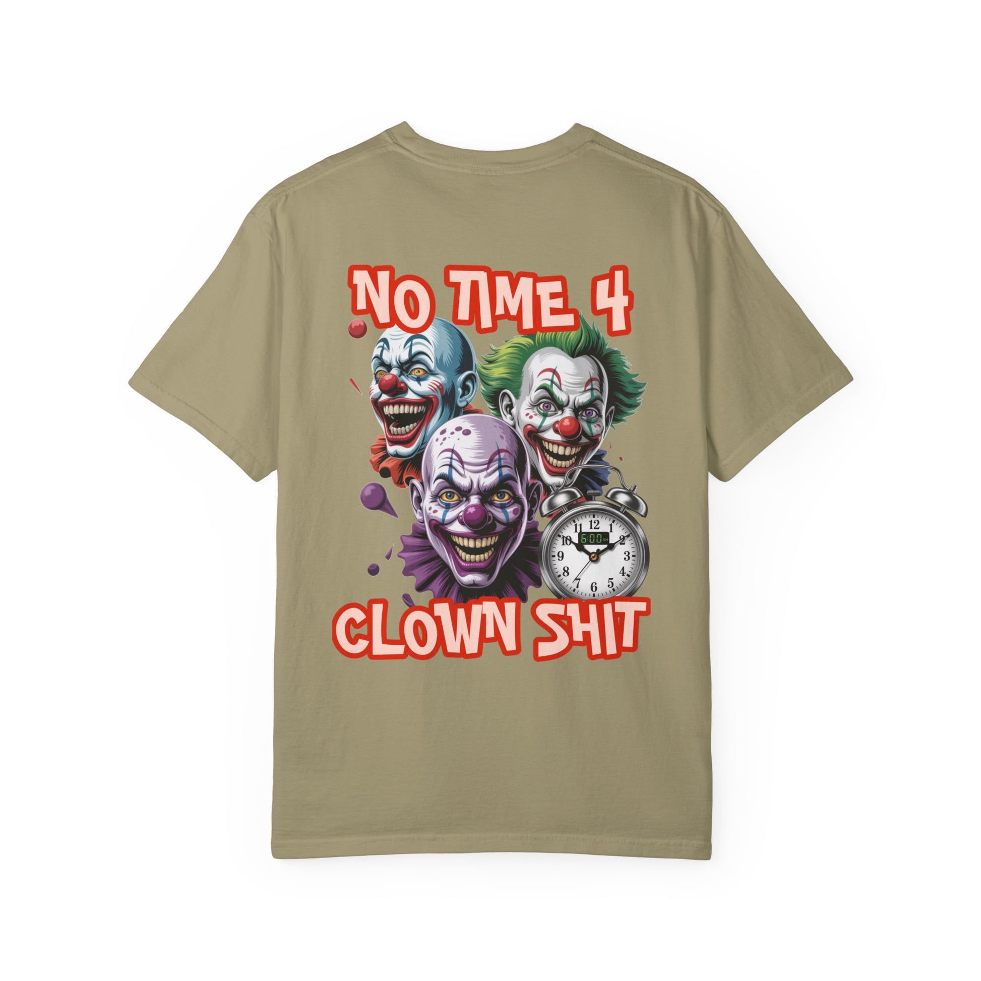 Garment-Dyed T-shirt - Born Hustler Design