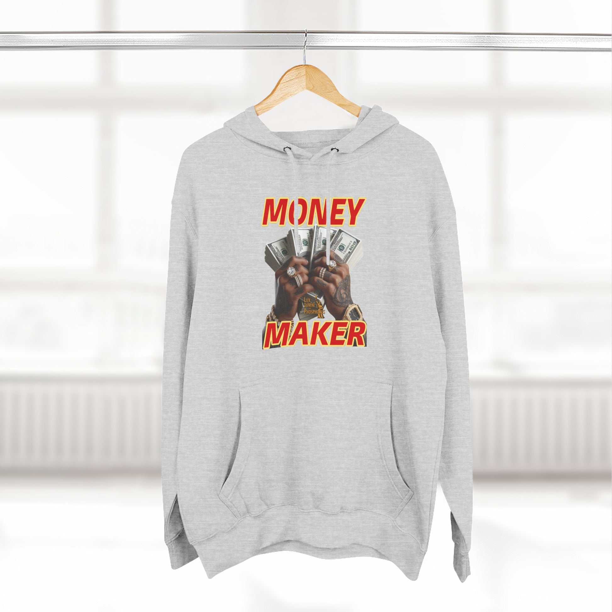 Fleece Hoodie - Money Maker Design