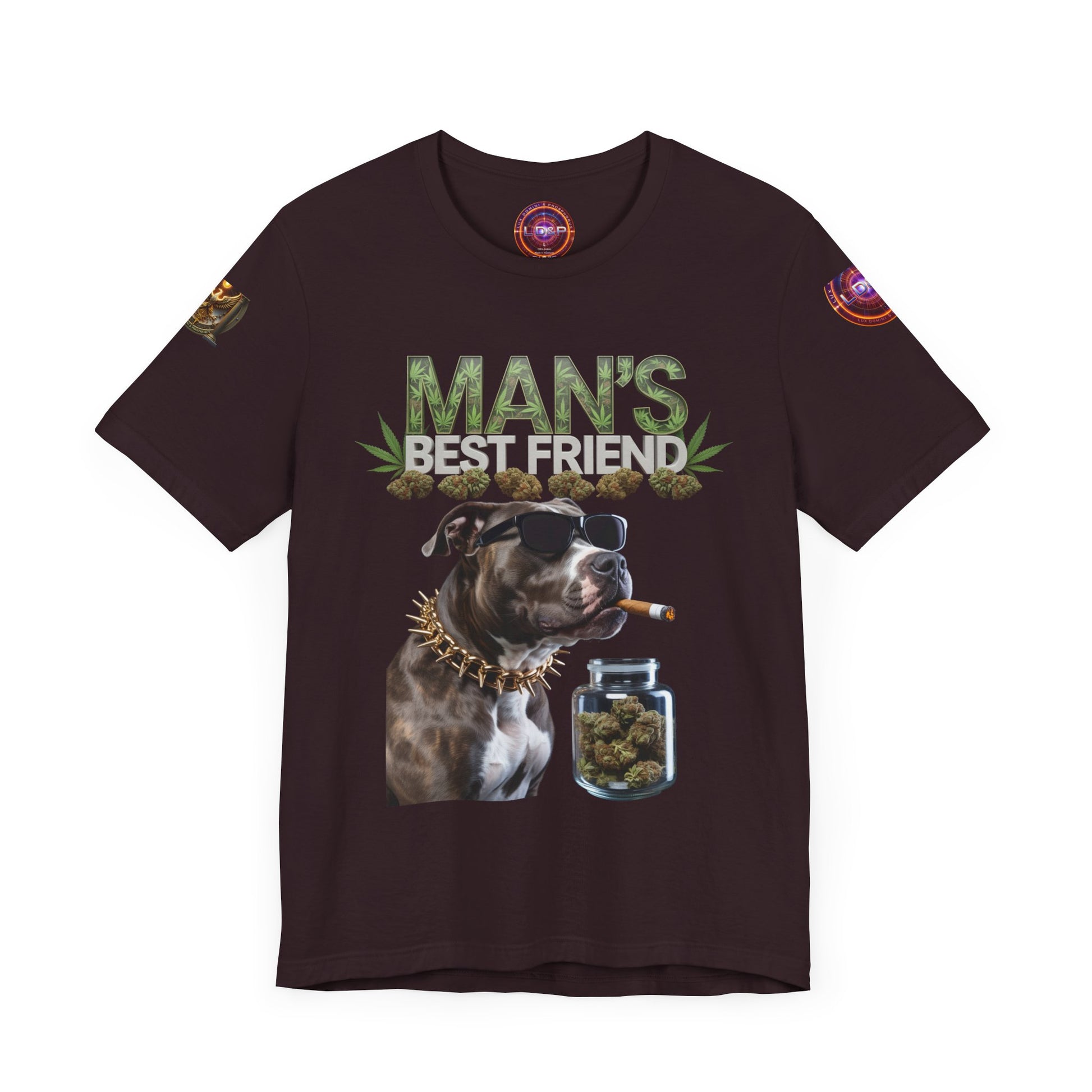 Unisex Tee Man's Best Friend Weed Design Shirt