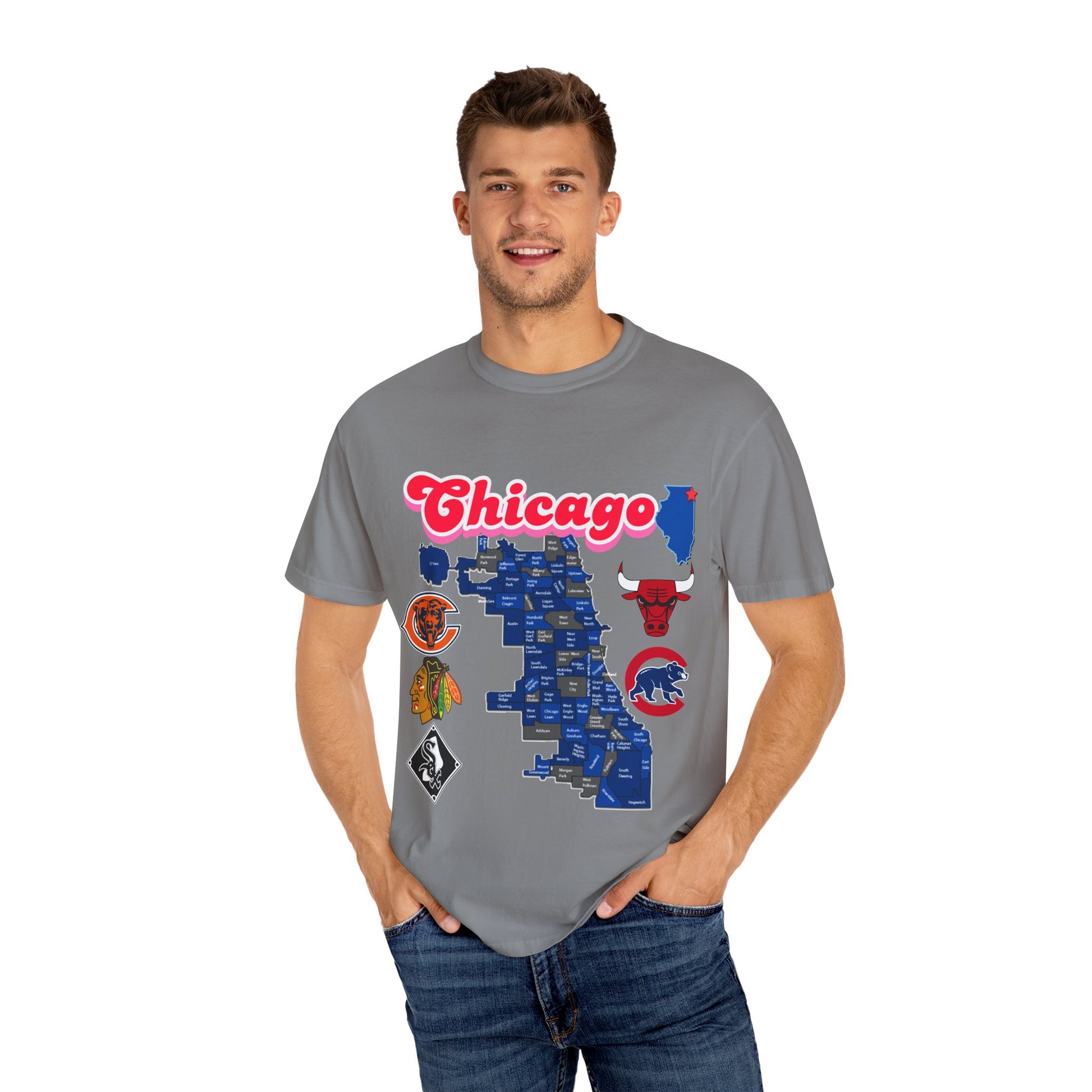 Chicago Unisex T-shirt - Vintage Chicago Design