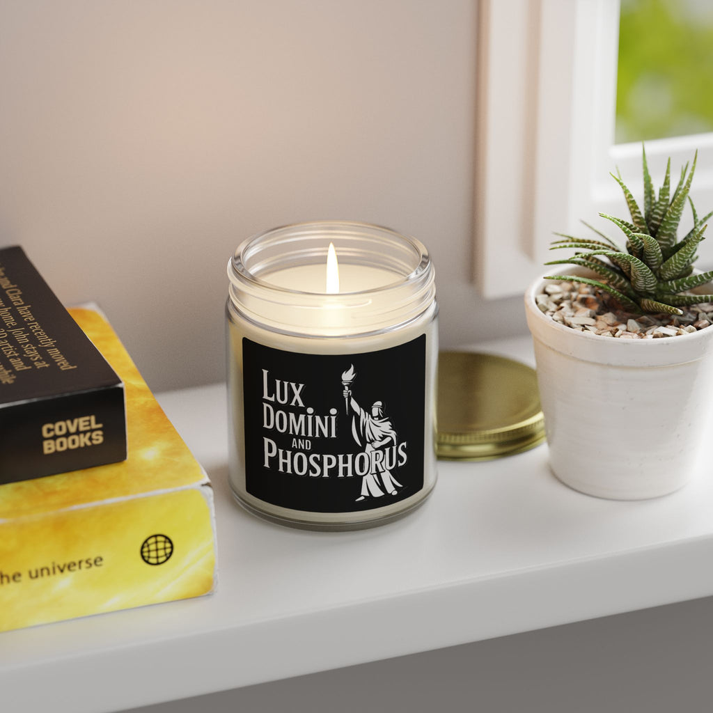 Lux Domini & Phosphorus Coconut Apricot Scented Candle (4oz & 9oz)