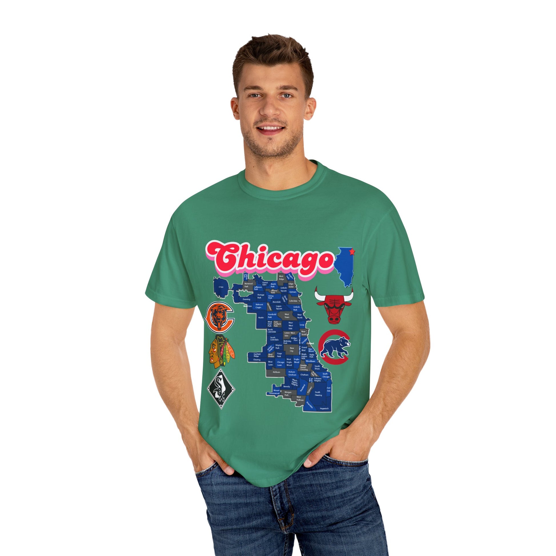 Chicago Unisex T-shirt - Vintage Chicago Design