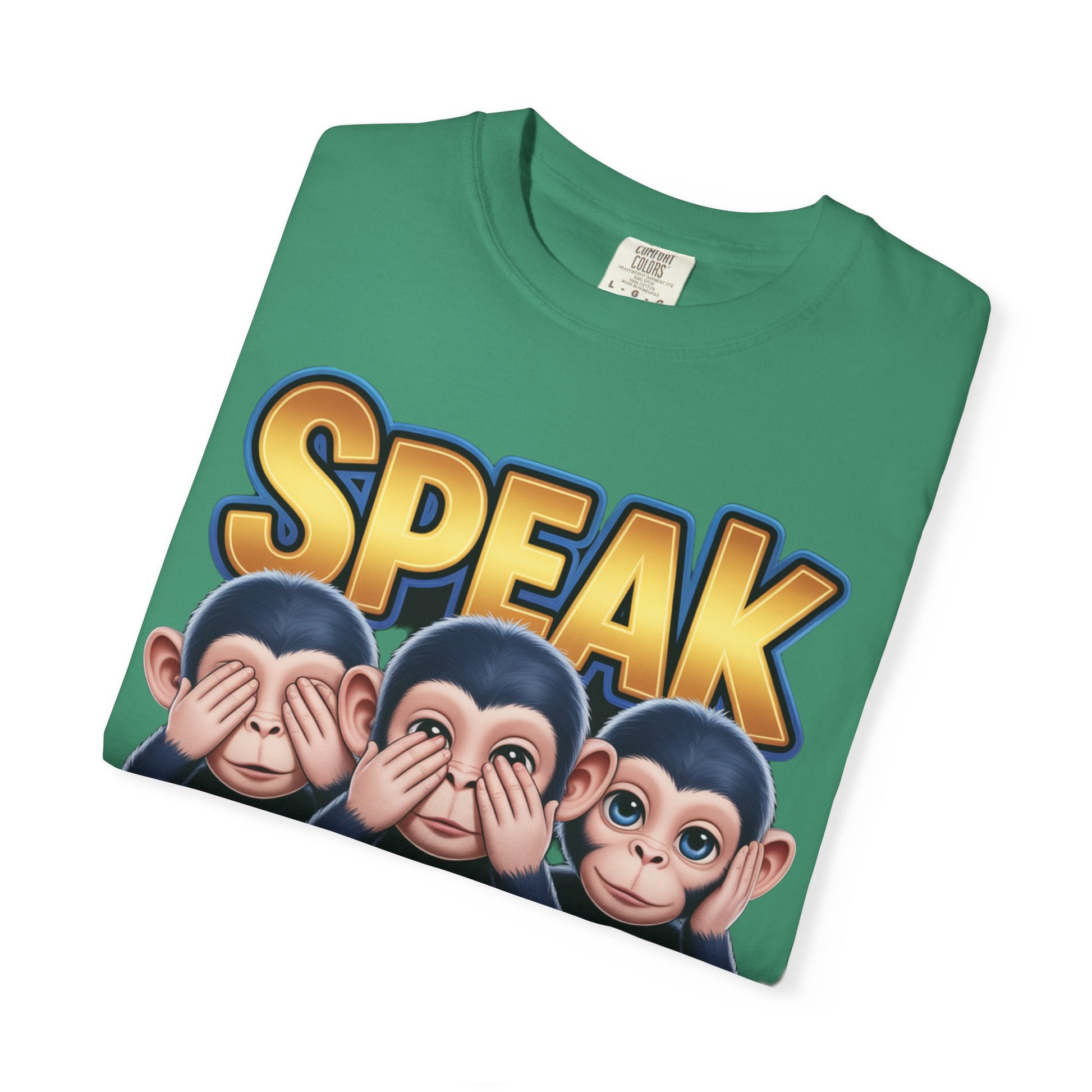Graphic T-Shirt Speak See Hear No Evil design #2
