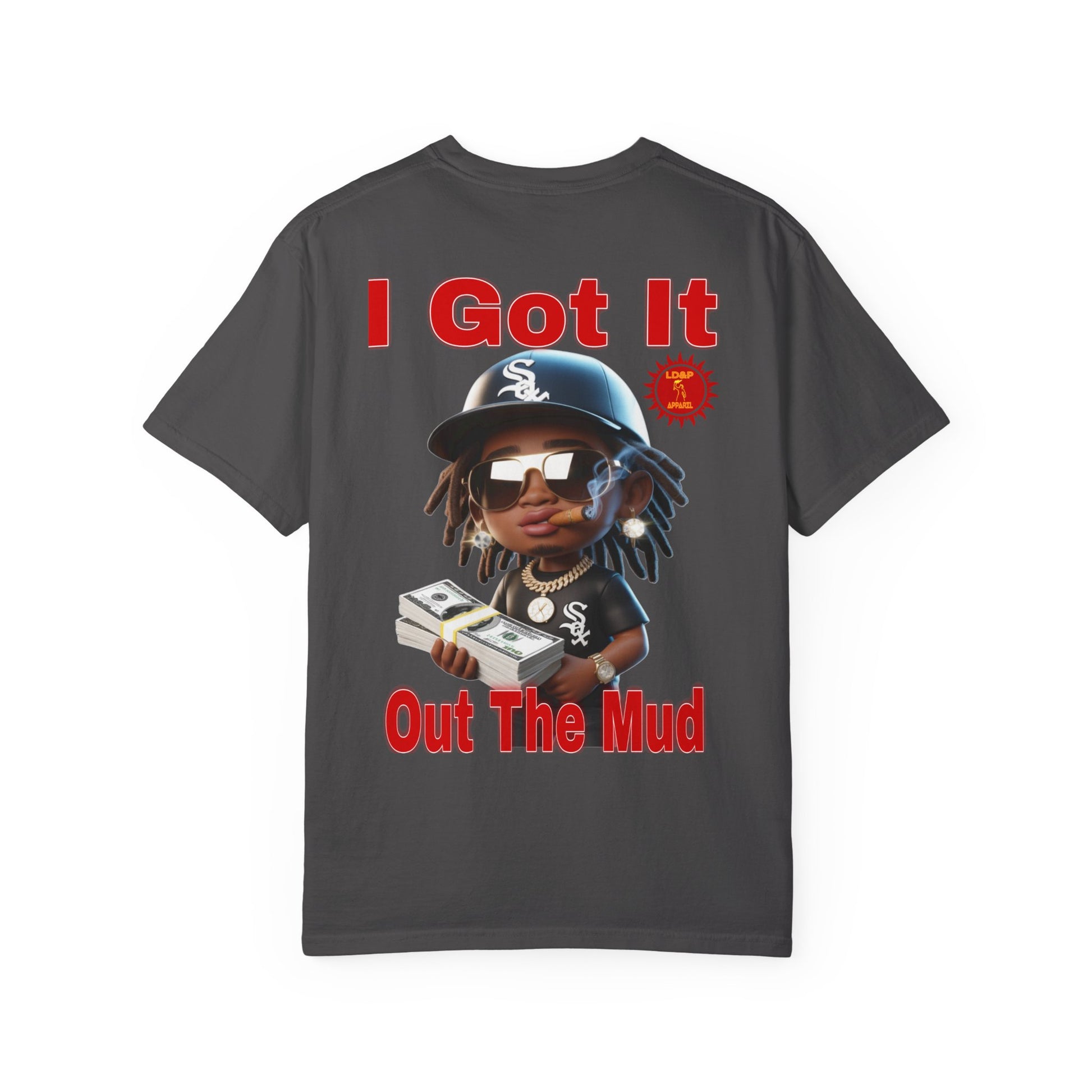 T-Shirt Out The Mud Hustler - Unisex Garment-Dyed