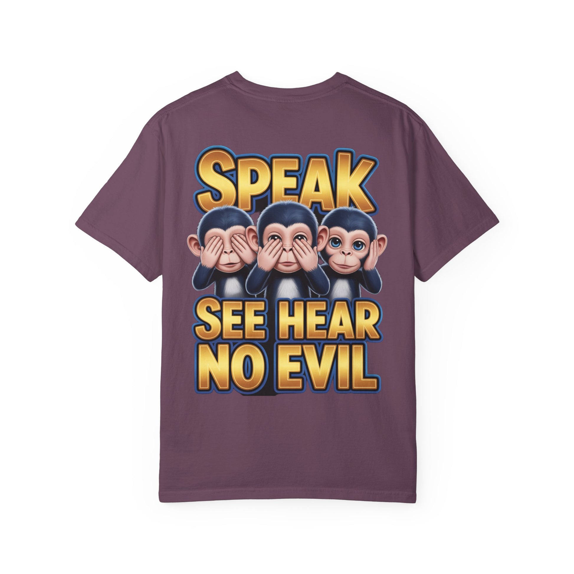 Graphic T-Shirt Speak See Hear No Evil design #2