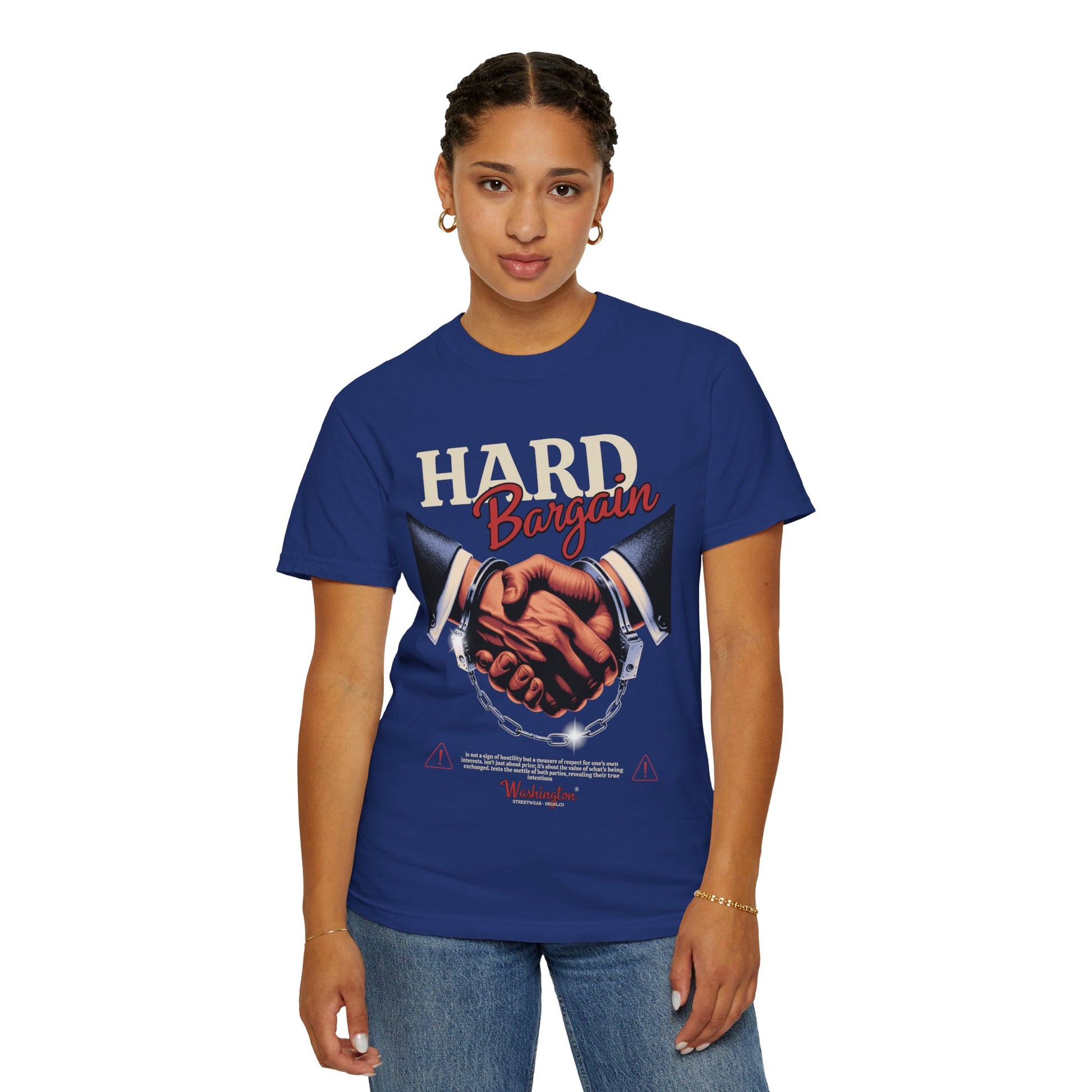 Garment-Dyed T-shirt Hard Bargain Graphic Tee