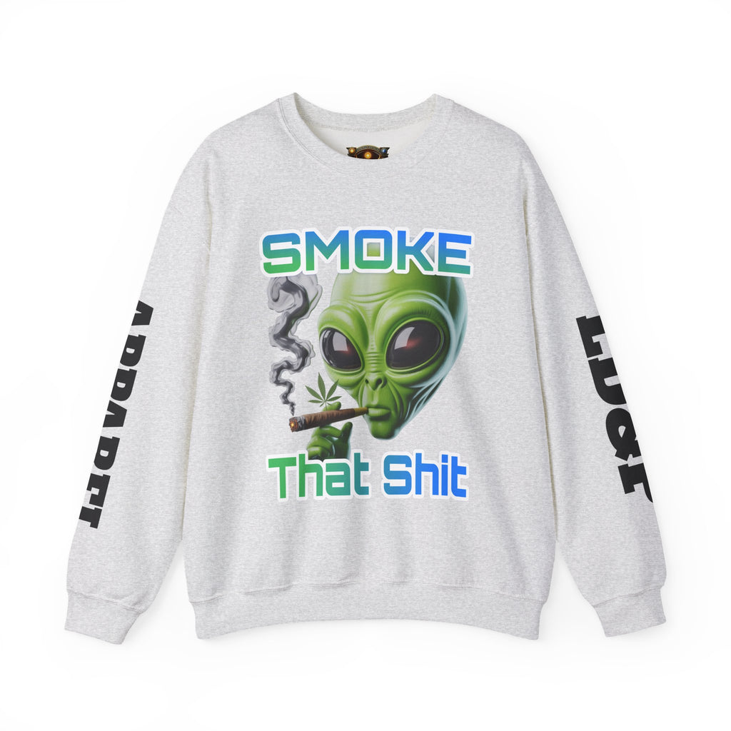 Crewneck Sweatshirt - Smoke That LD&P APPAREL Design