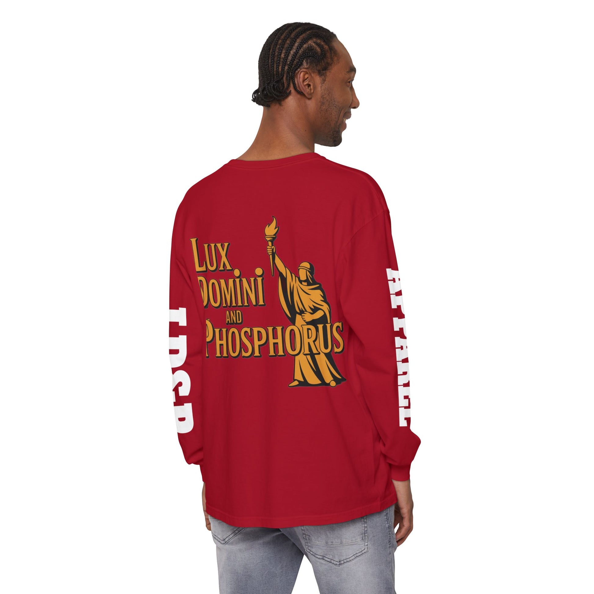 Long Sleeve T-Shirt Lux Domini and Phosphorus LD&P Apparel Design
