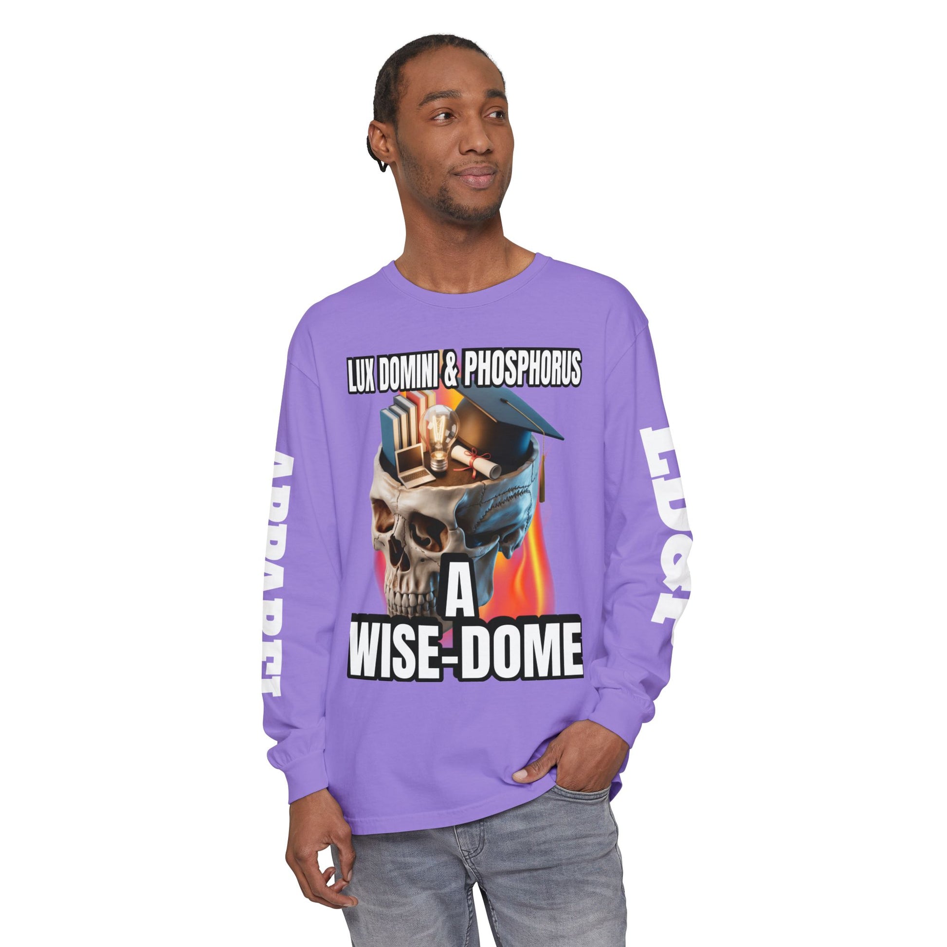 'A Wise-Dome' LD&P APPAREL Long Sleeve Tee