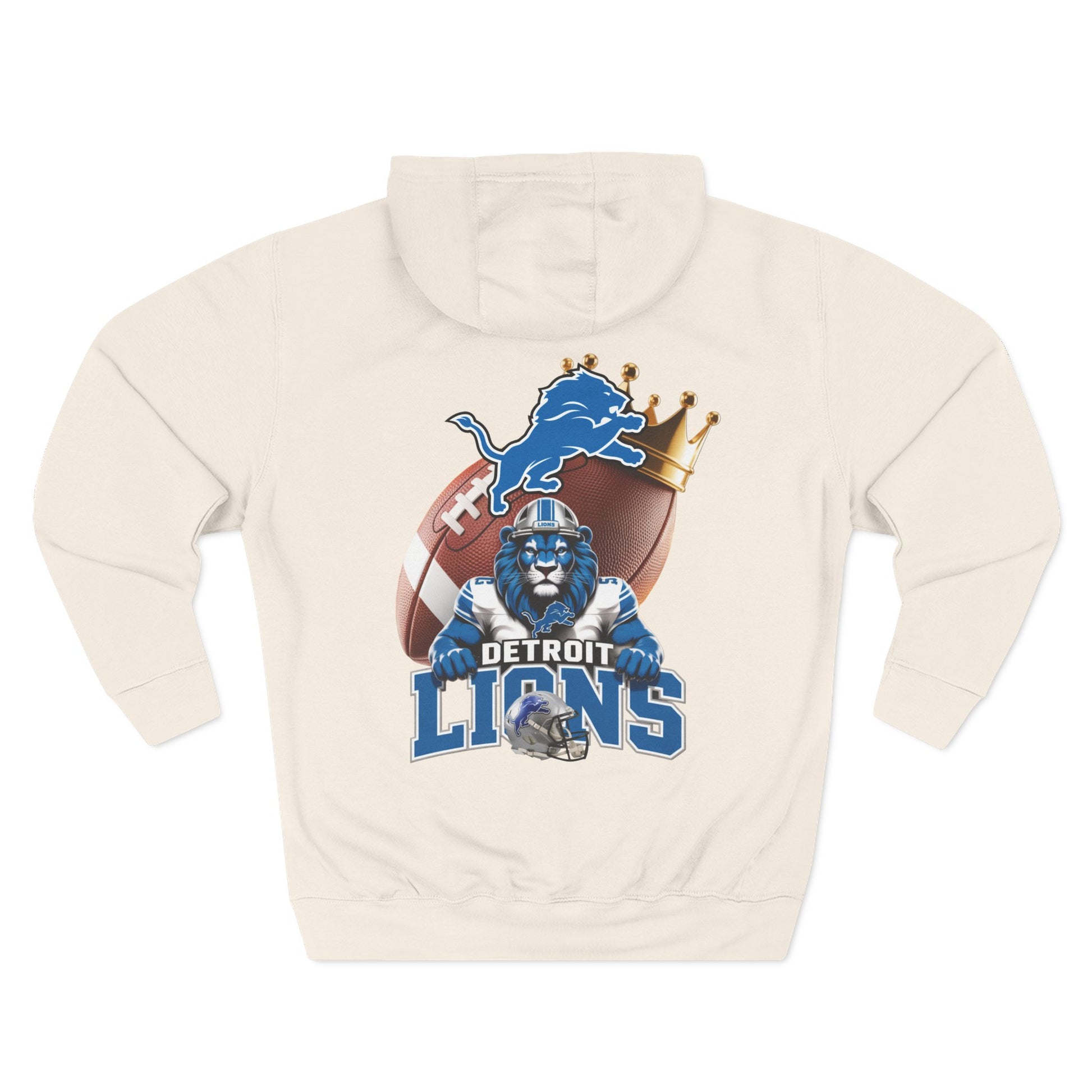 Fleece Hoodie NFL Team DET Design