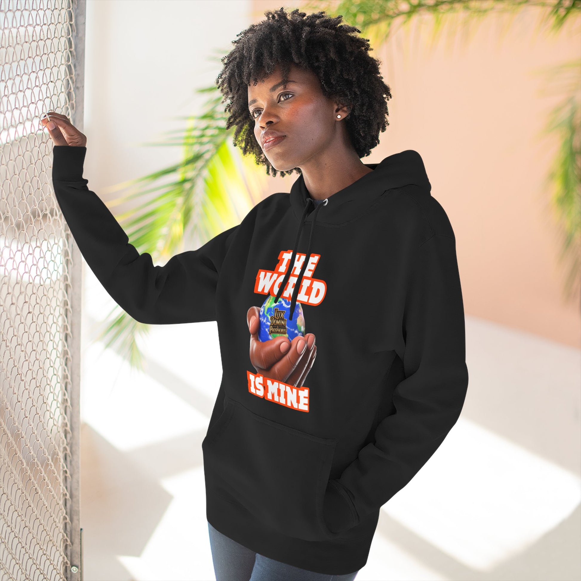 Hoodie - Lux Domini and Phosphorus The World Is Mine Design