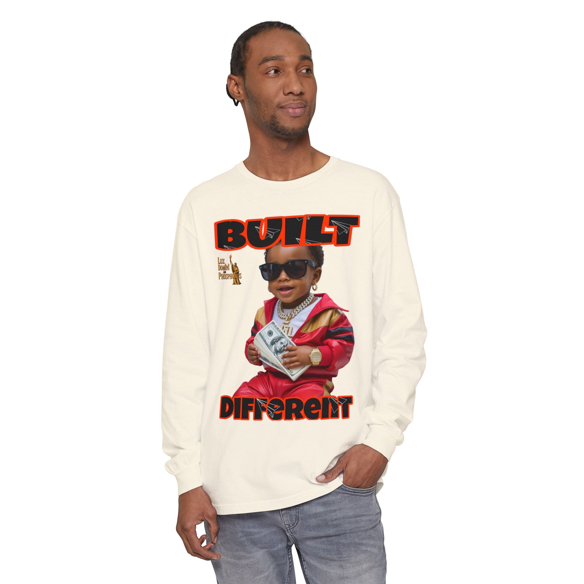 Long Sleeve T-Shirt - Built Different LD&P Apparel Design