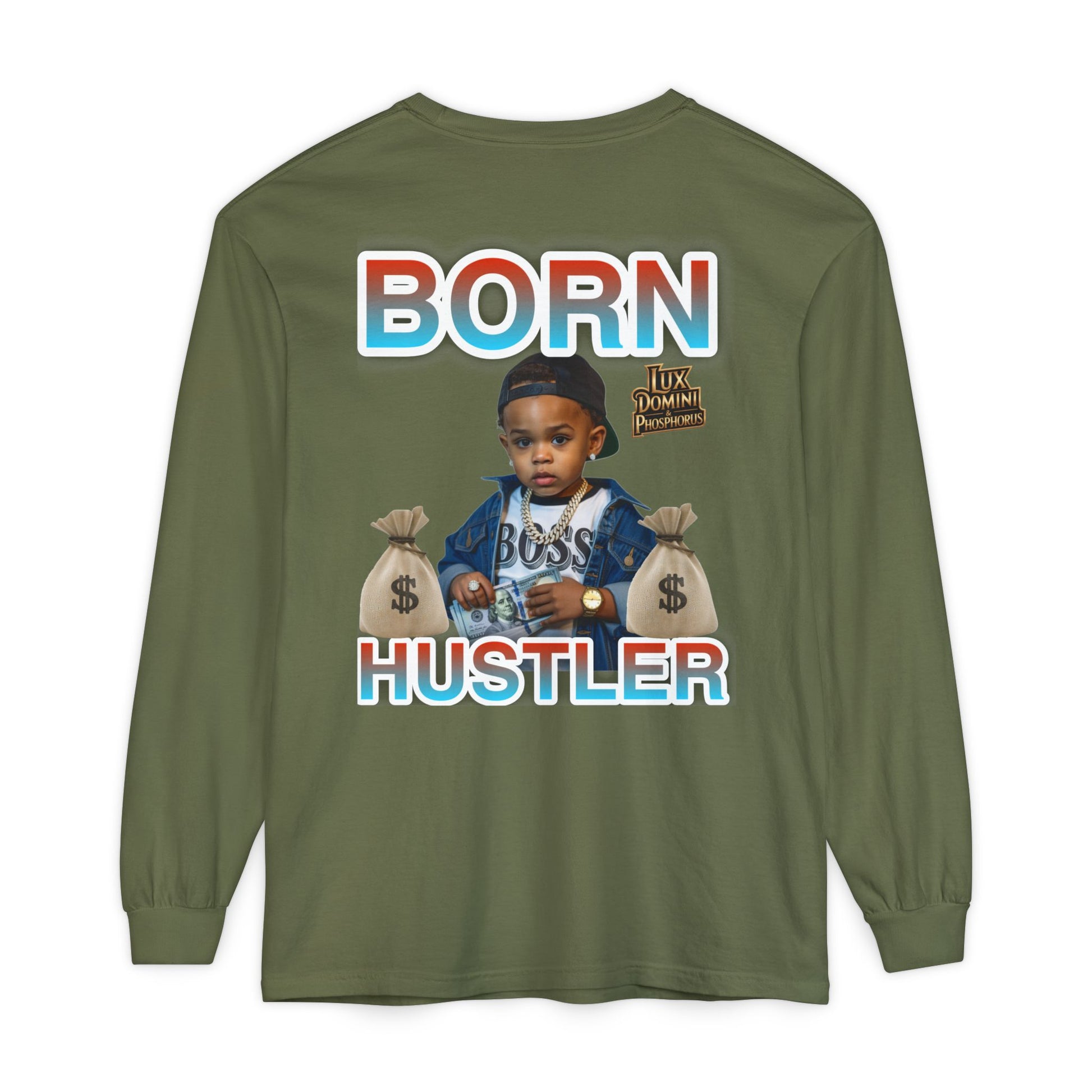 Long Sleeve T-Shirt Born Hustler Apparel