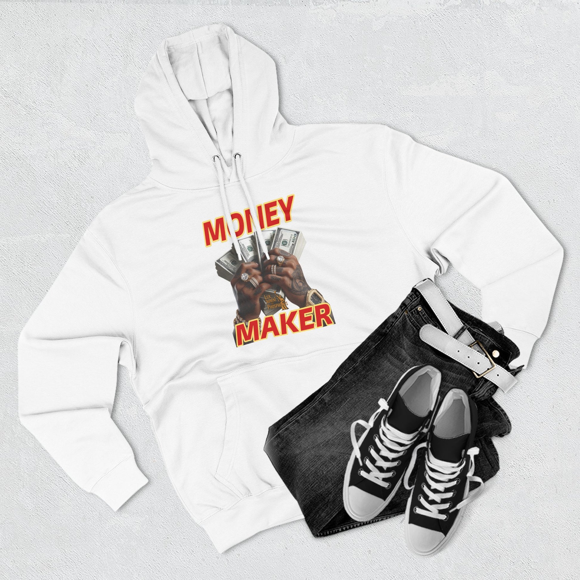 Fleece Hoodie - Money Maker Design