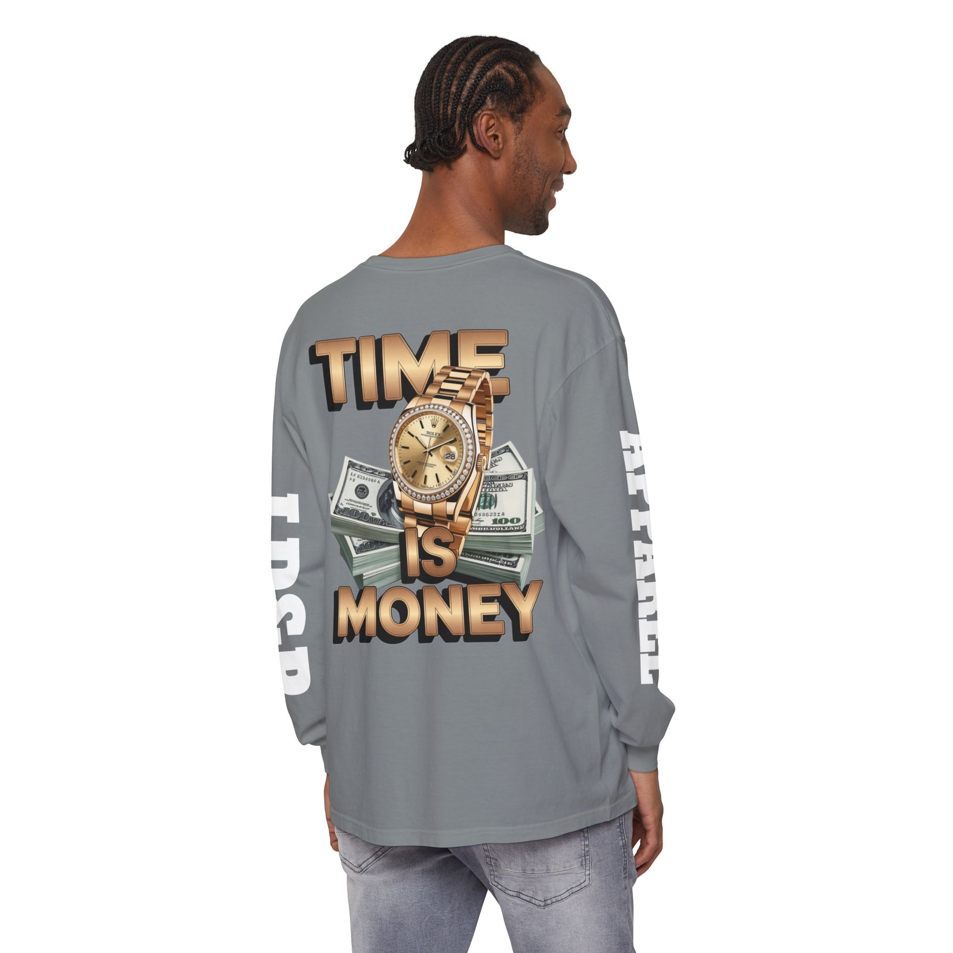 Long Sleeve T-Shirt Time is MONEY Design
