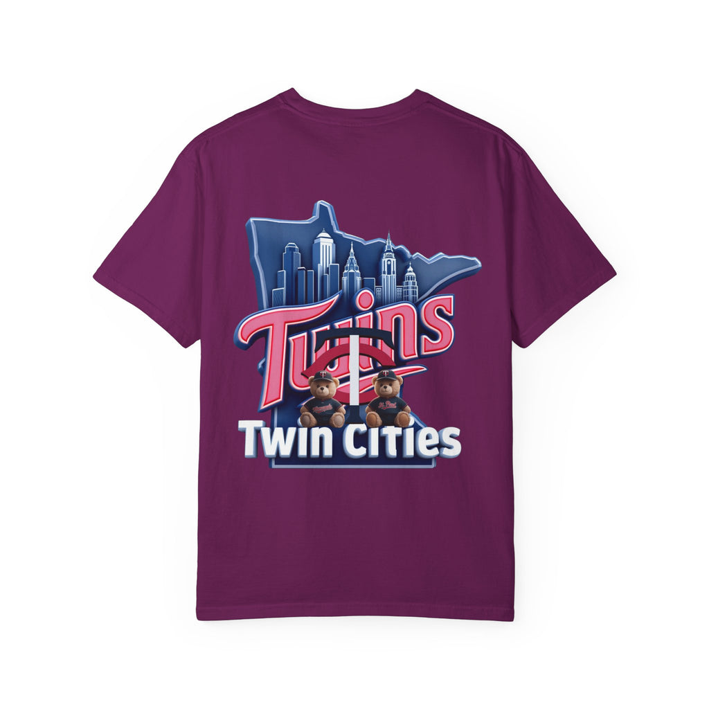 Twin City Unisex T-Shirt, Sporty Tee for Fans, Garment-Dyed Shirt, Perfect for Game Day, Show Your Team Spirit!