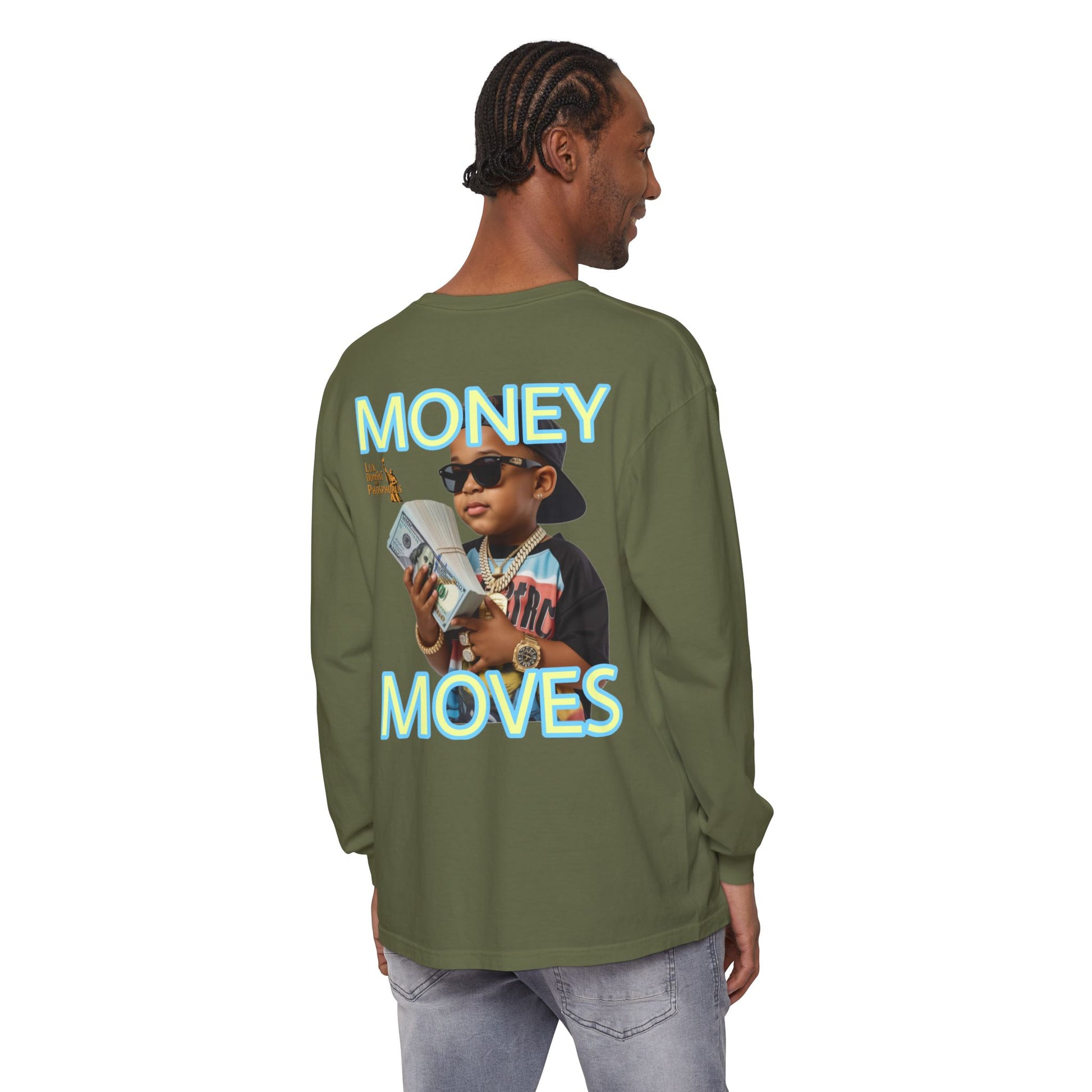 Long Sleeve T-Shirt - Money Moves LD&P APPAREL