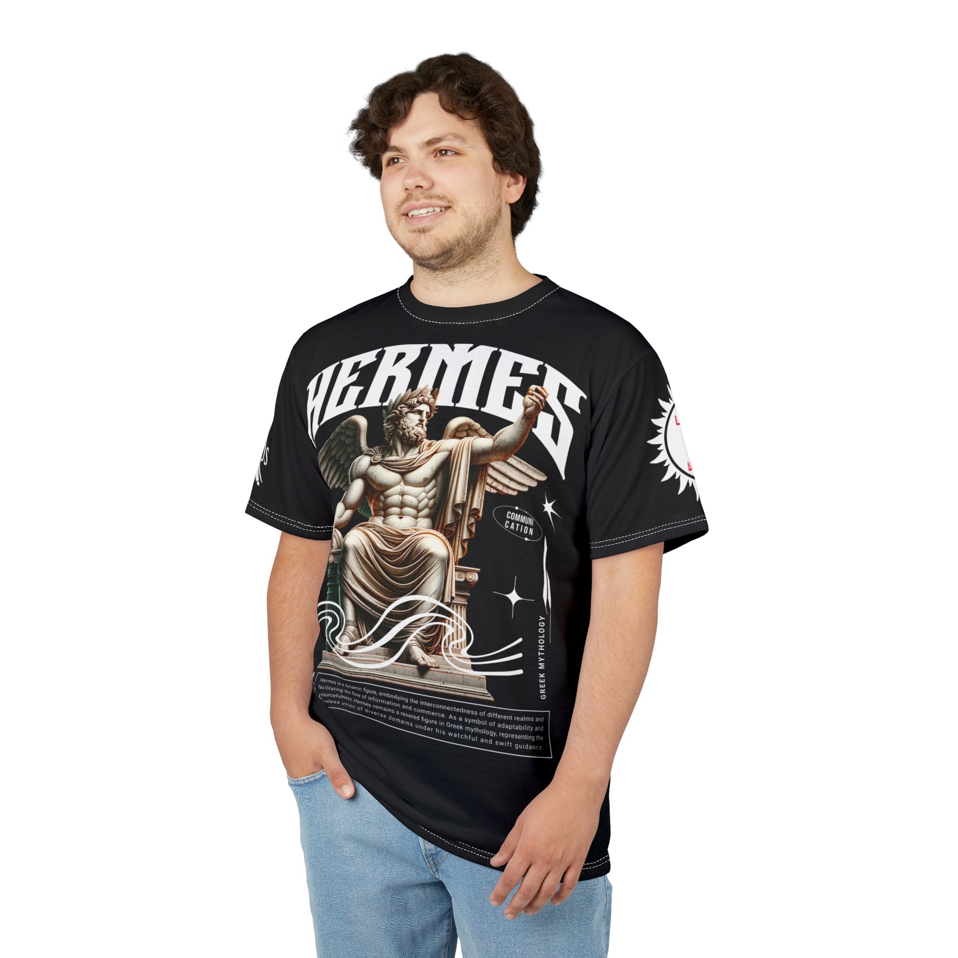 Hermes  Graphic Tee LD&P APPAREL DESIGN Black