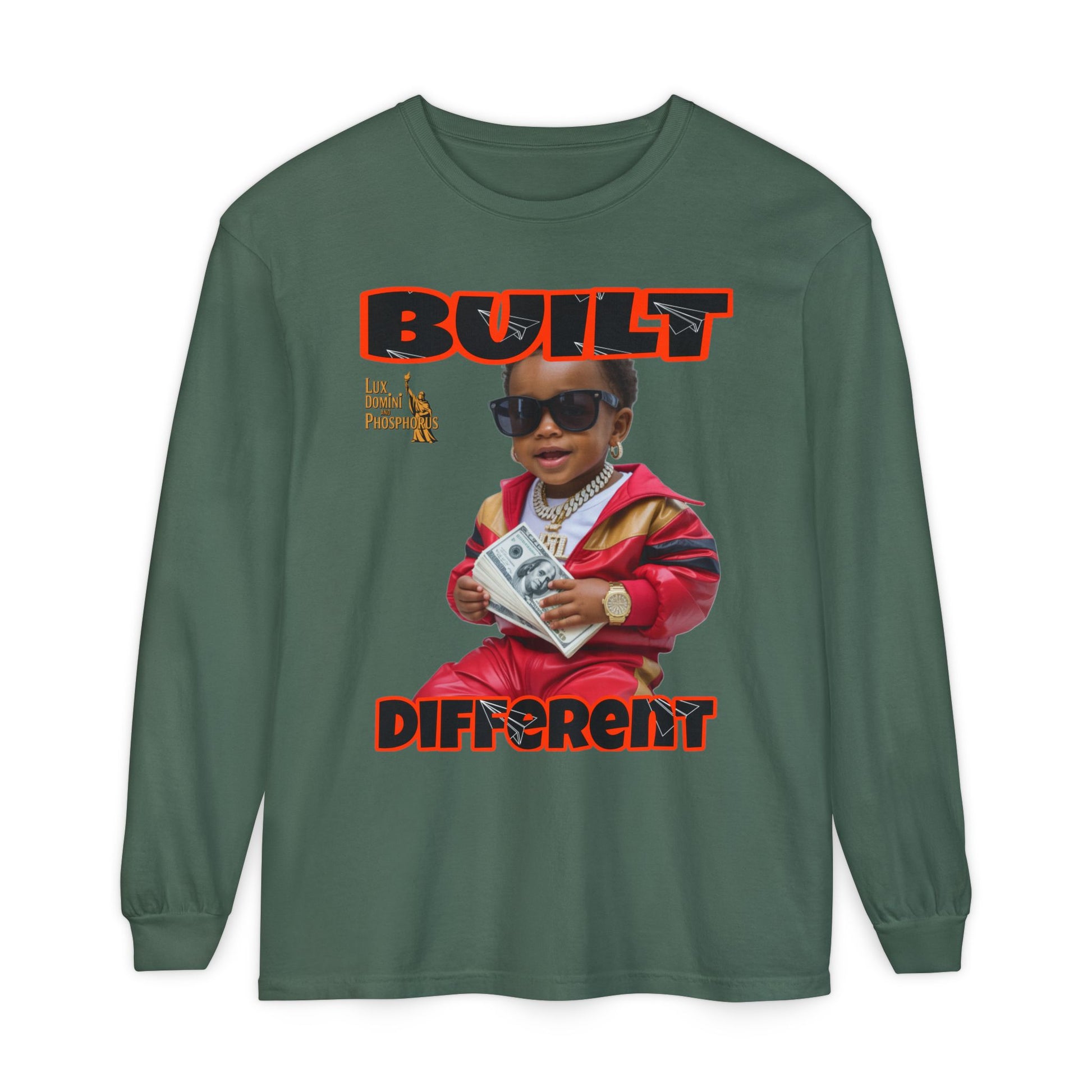 Long Sleeve T-Shirt - Built Different LD&P Apparel Design