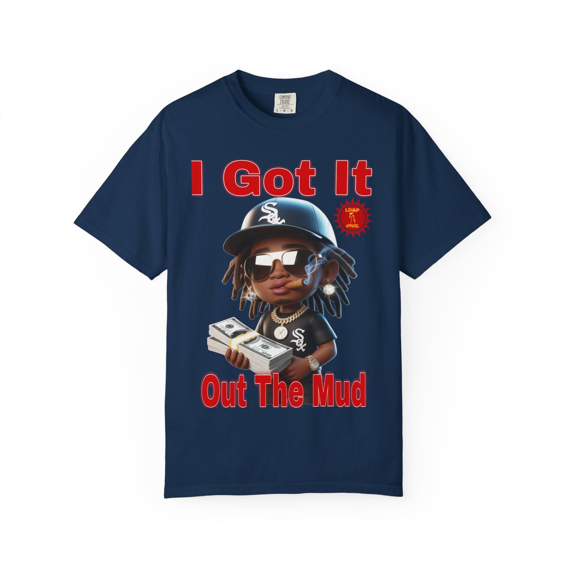 T-Shirt Out The Mud Hustler - Unisex Garment-Dyed