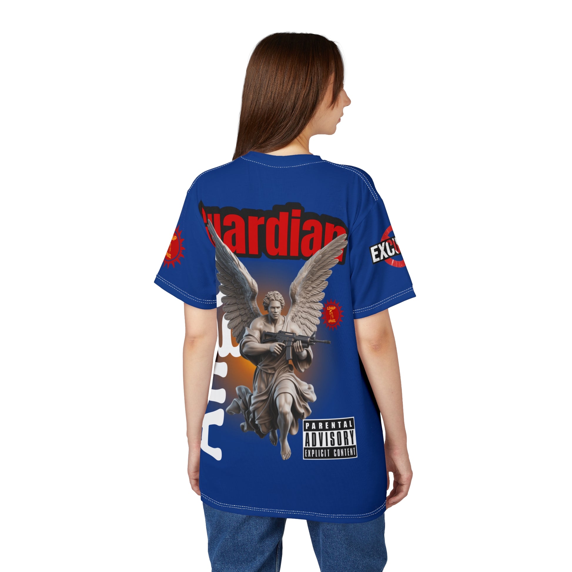 Guardian Angel Graphic Tee LD&P APPAREL Blue