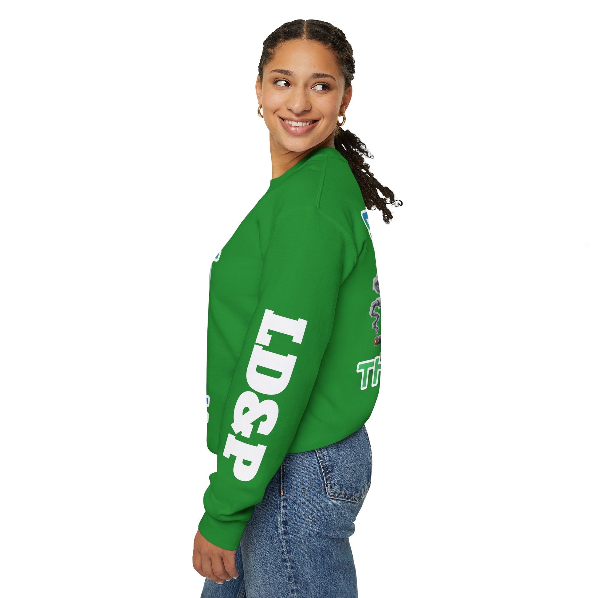 Crewneck Sweatshirt - Smoke That LD&P APPAREL Design