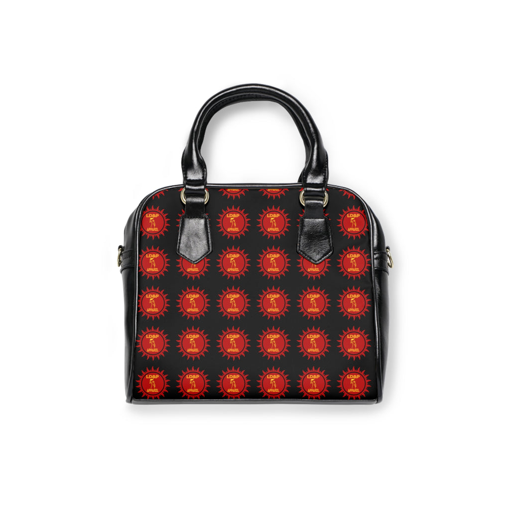 LD&P APPAREL DESIGN Pattern Shoulder Handbag
