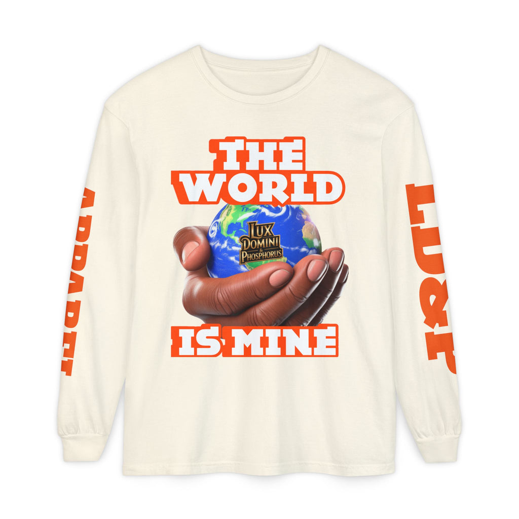 The World Is Mine Design Long Sleeve T-Shirt LD&P APPAREL DESIGN