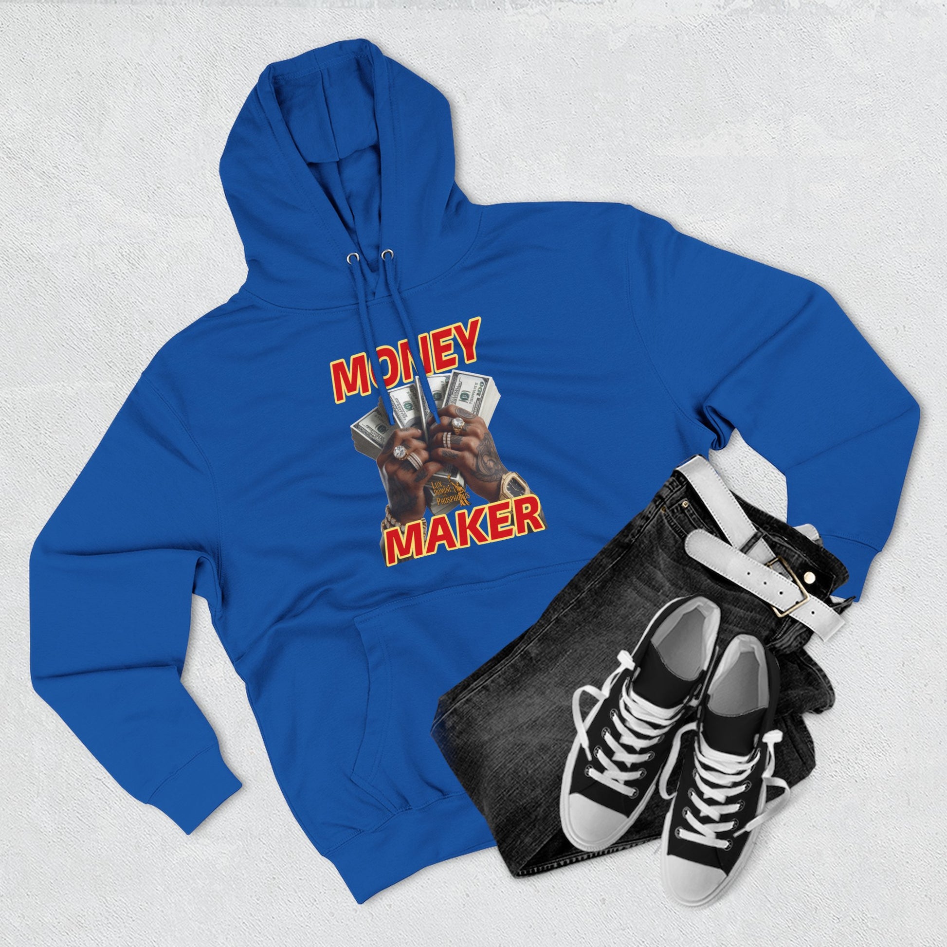Fleece Hoodie - Money Maker Design