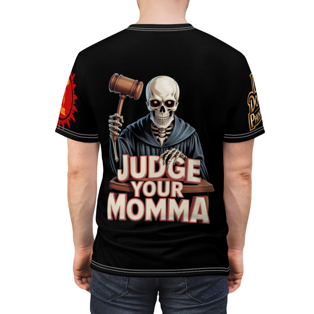 Judge Your Momma Tee — Funny Retro Slogan T-Shirt
