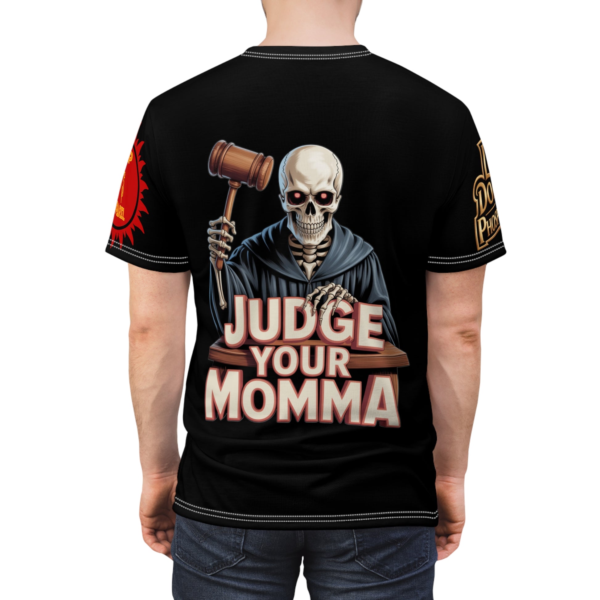 Judge Your Momma Tee — Funny Retro Slogan T-Shirt