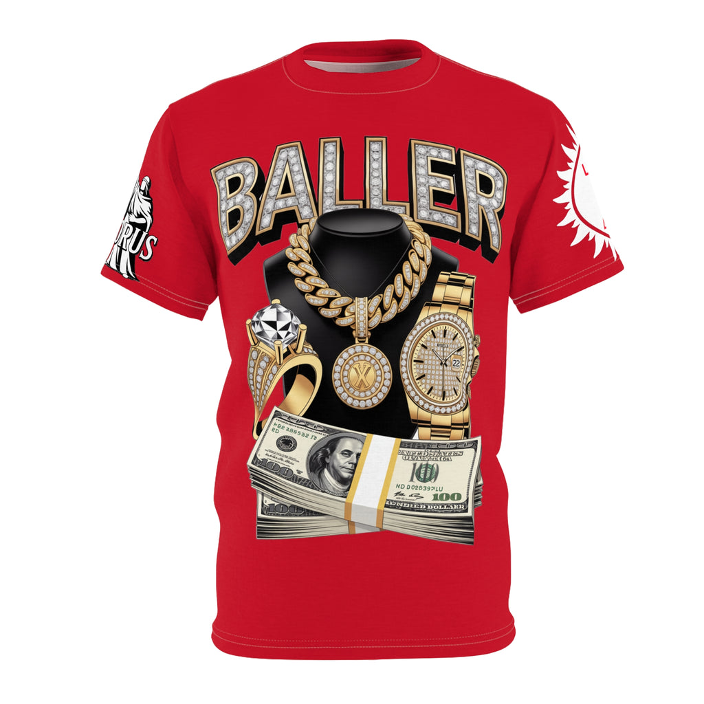 Baller  Unisex Tee - LD&P Apparel Design Red