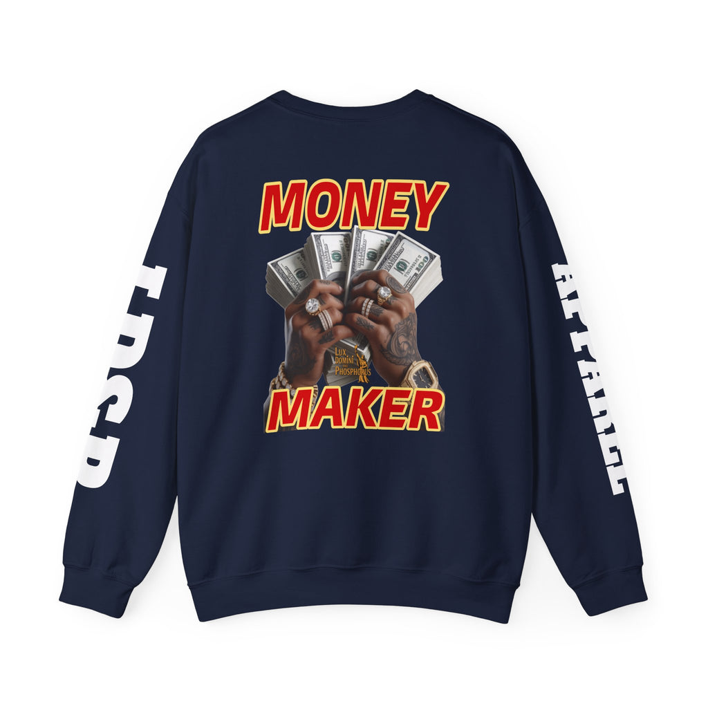 Money Maker Unisex Sweatshirt - LD&P APPAREL Design