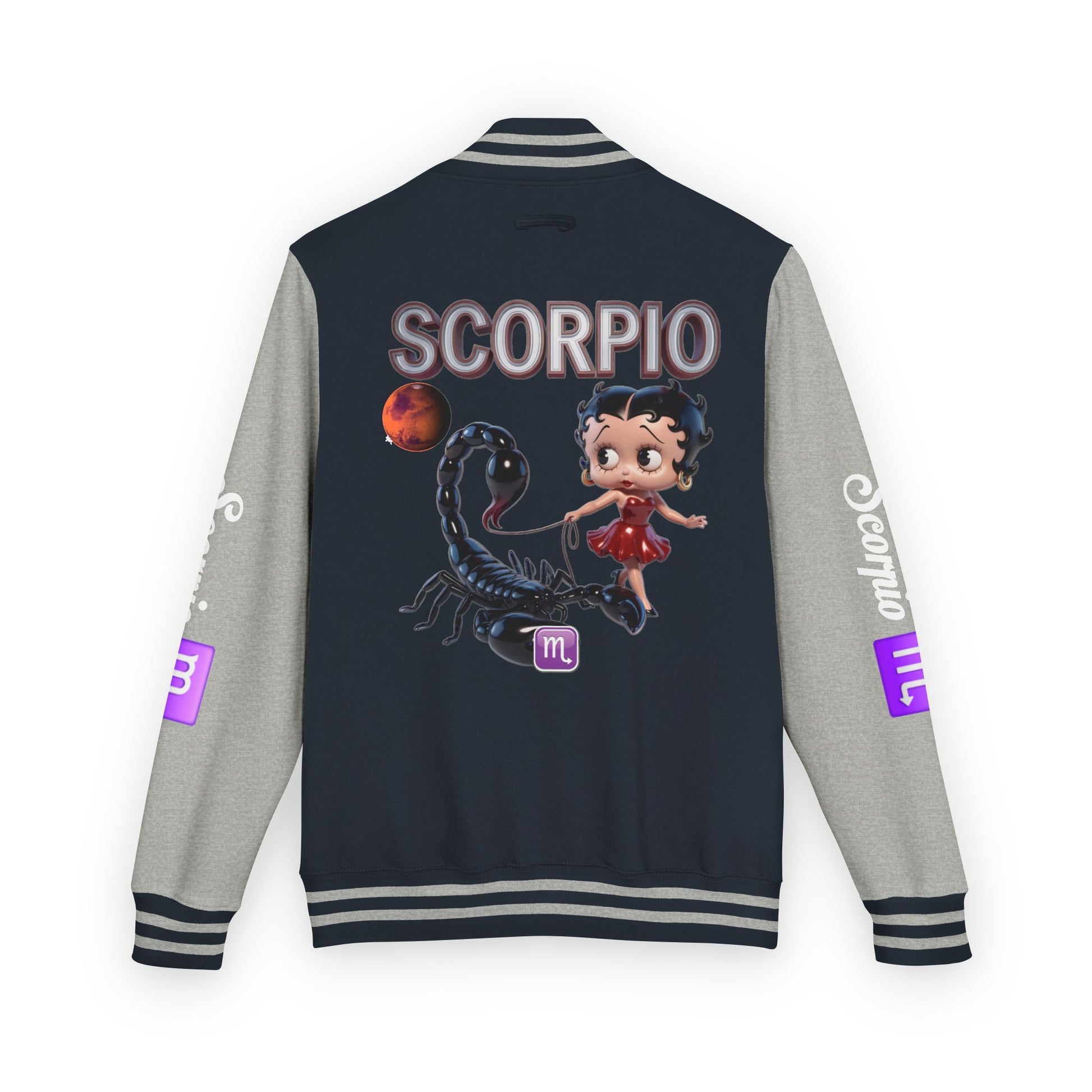 Letterman Jacket Scorpio Zodiac Design