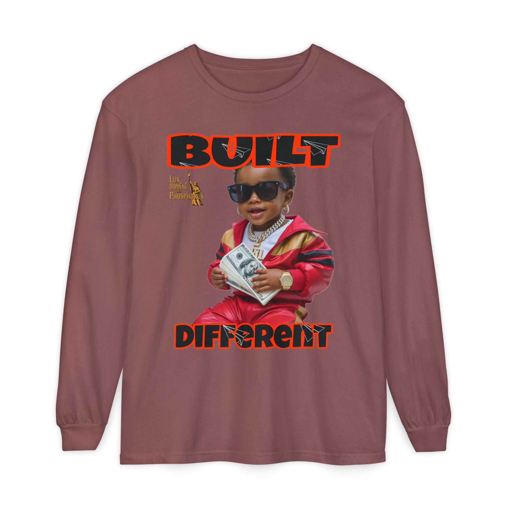 Long Sleeve T-Shirt - Built Different LD&P Apparel Design