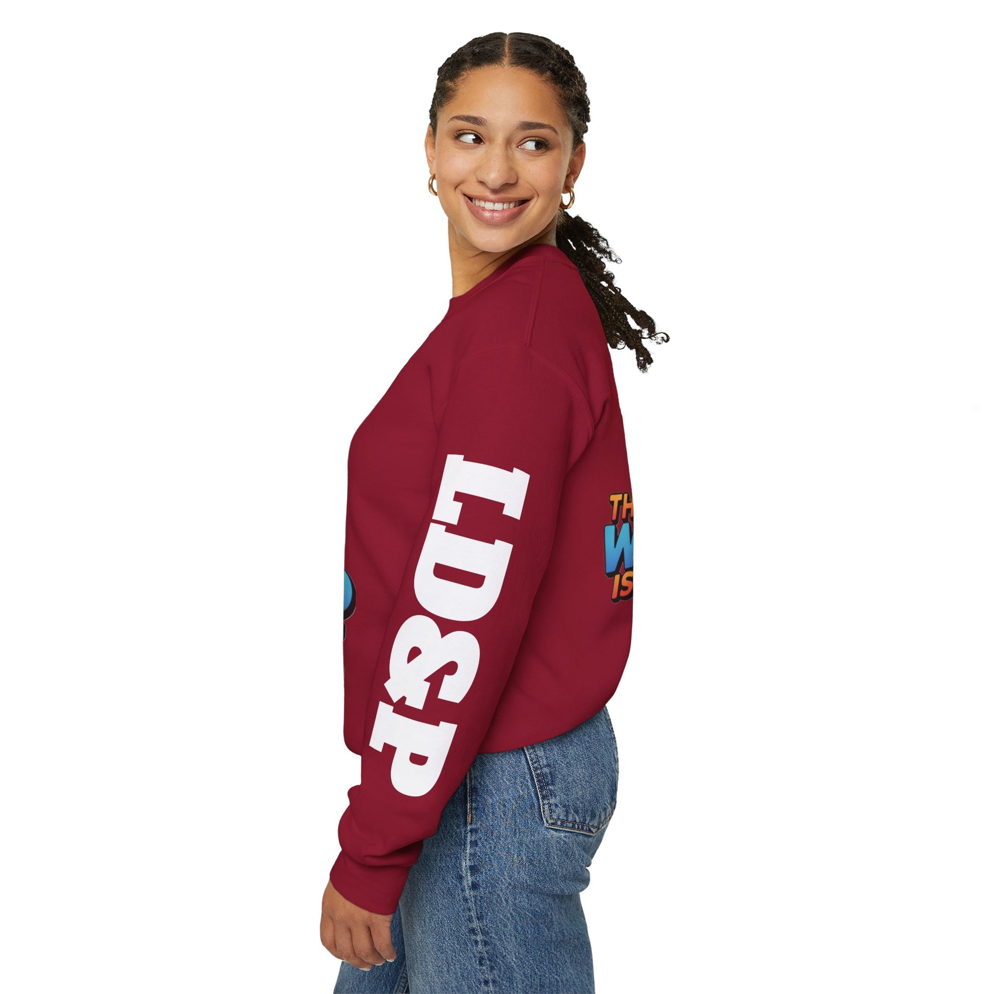 Graphic Sweatshirt - The World Is Mine LD&P APPAREL Design