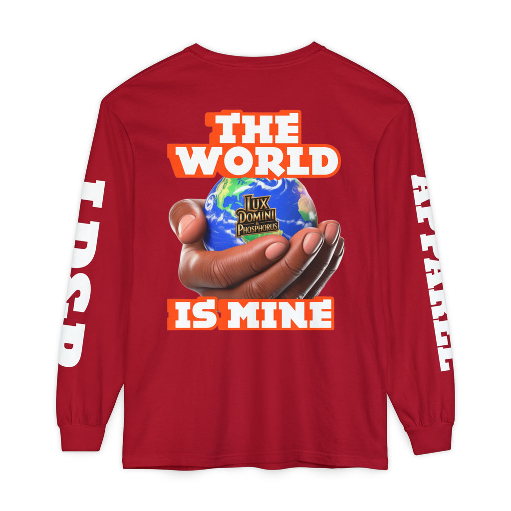The World Is Mine Design Long Sleeve T-Shirt LD&P APPAREL DESIGN