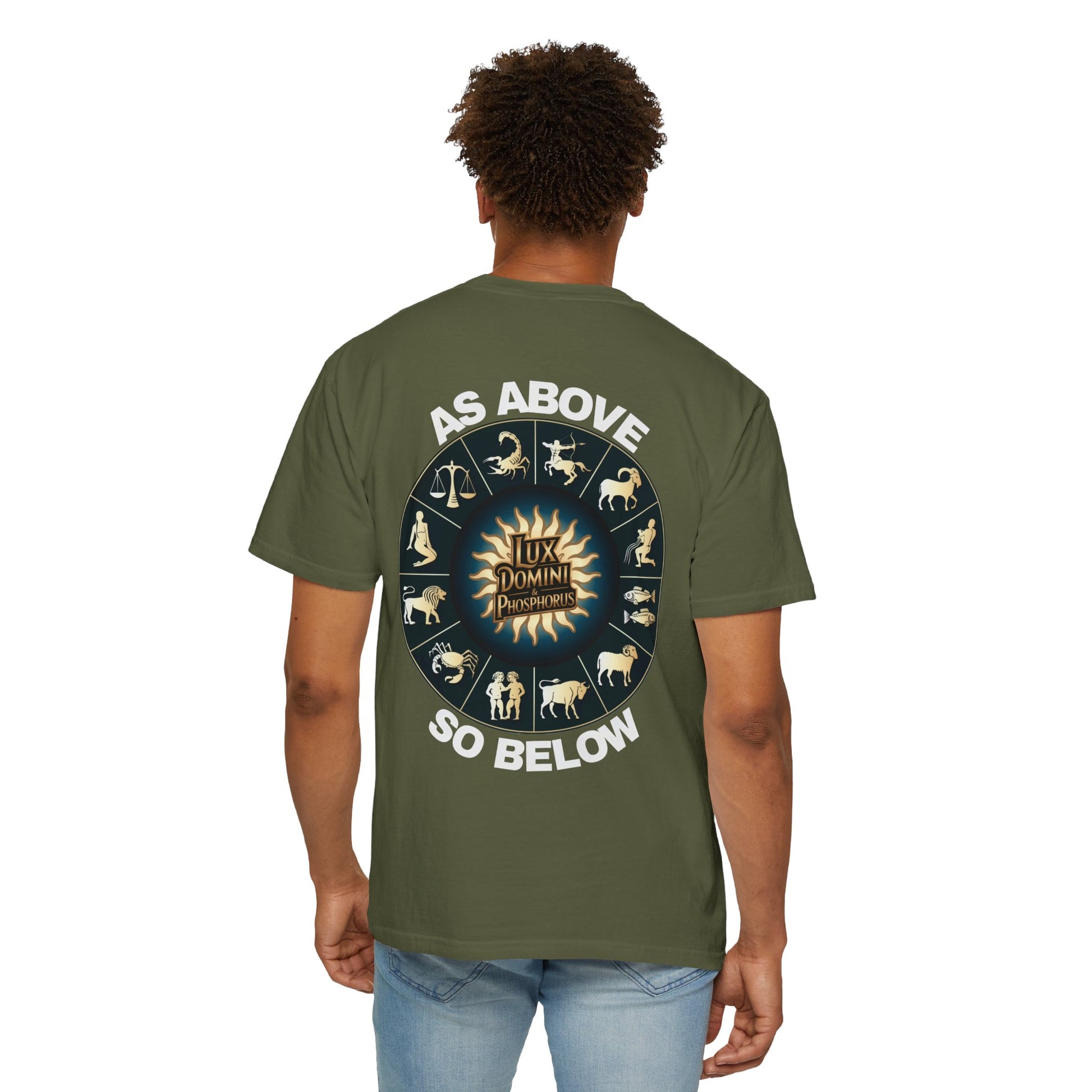 Zodiac Unisex T-Shirt - As above so below design
