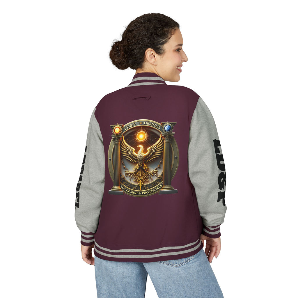 Letterman Jacket LD&P APPAREL Logo Design