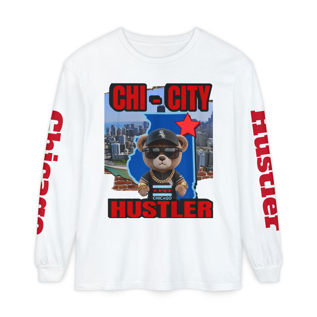 Chi-City Hustler Long Sleeve T-Shirt — LD&P Apparel