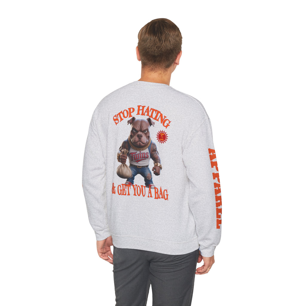 Unisex Sweatshirt Stop Hating LD&P Apparel Design