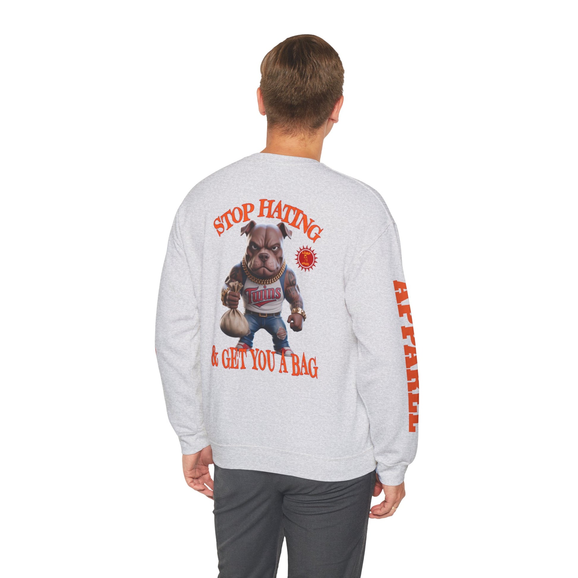 Unisex Sweatshirt Stop Hating LD&P Apparel Design