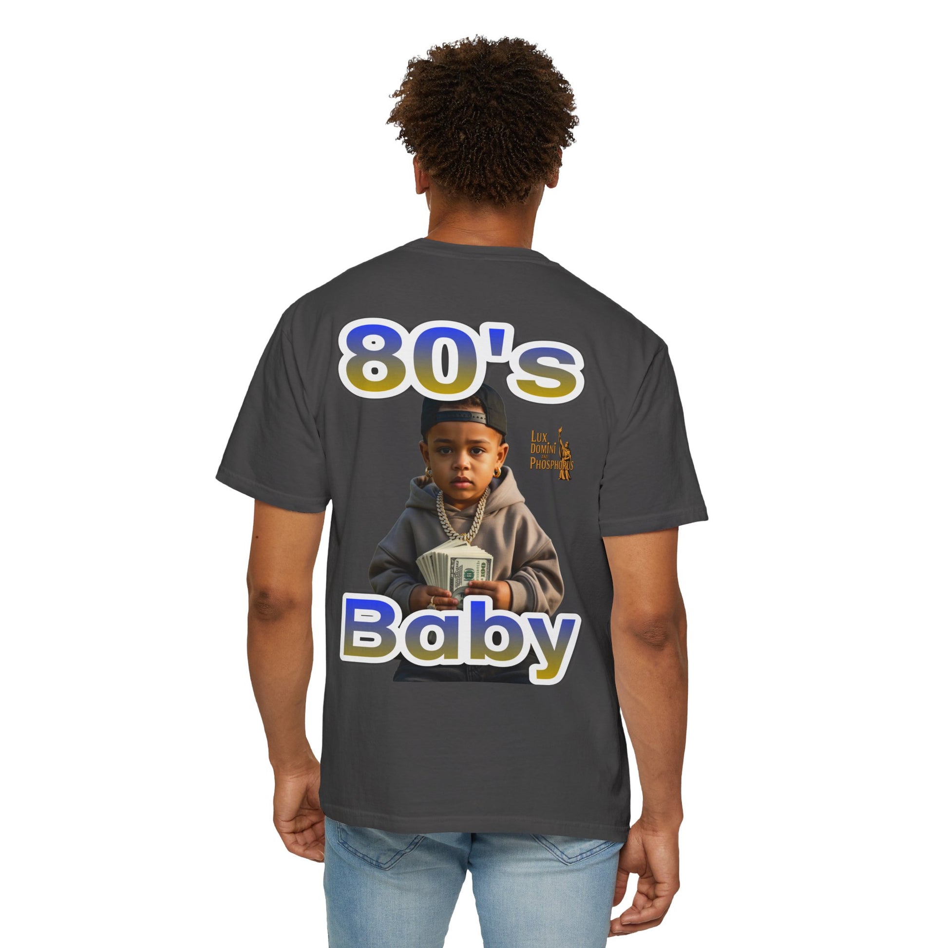80s Baby Unisex Garment-Dyed T-shirt - LD&P APPAREL