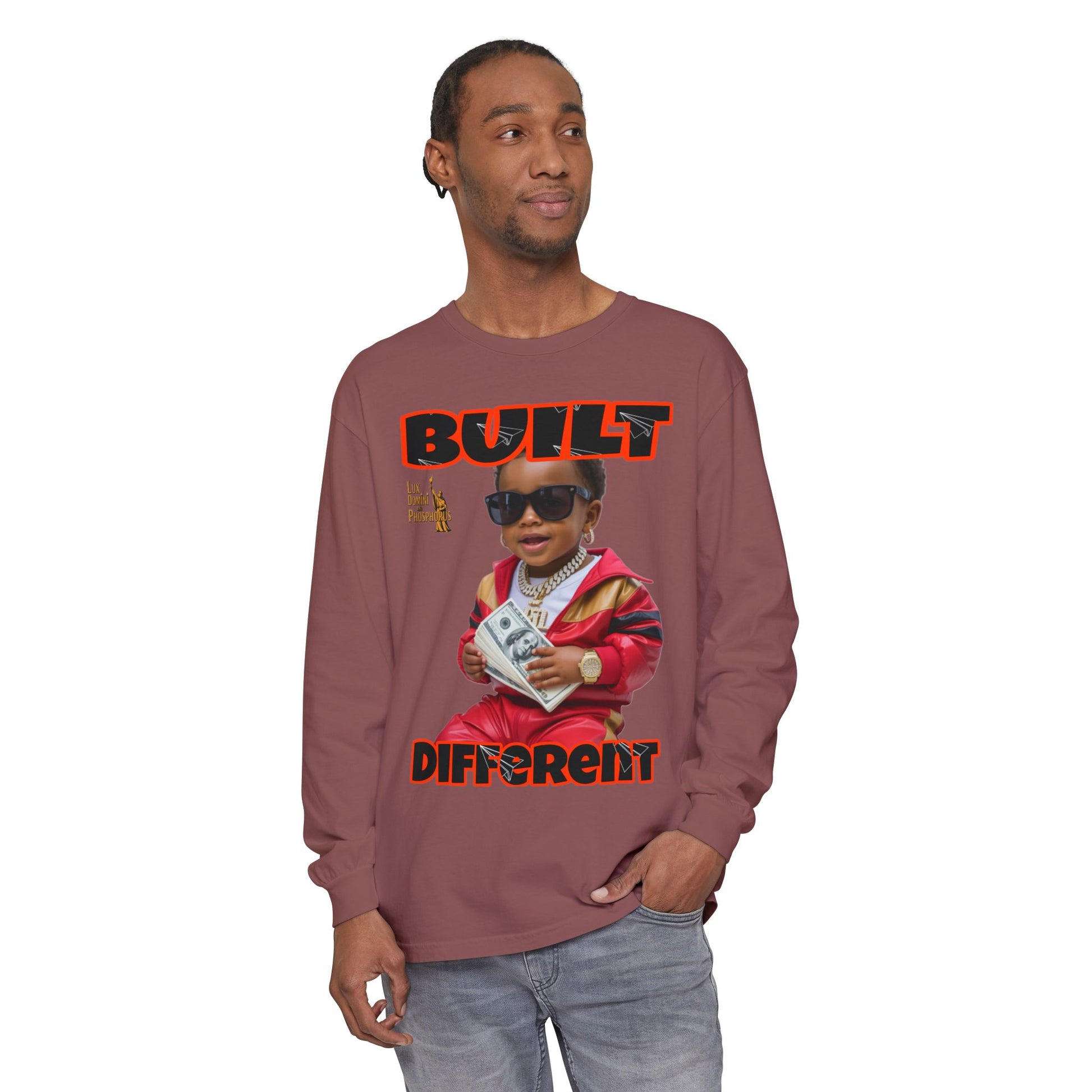 Long Sleeve T-Shirt - Built Different LD&P Apparel Design