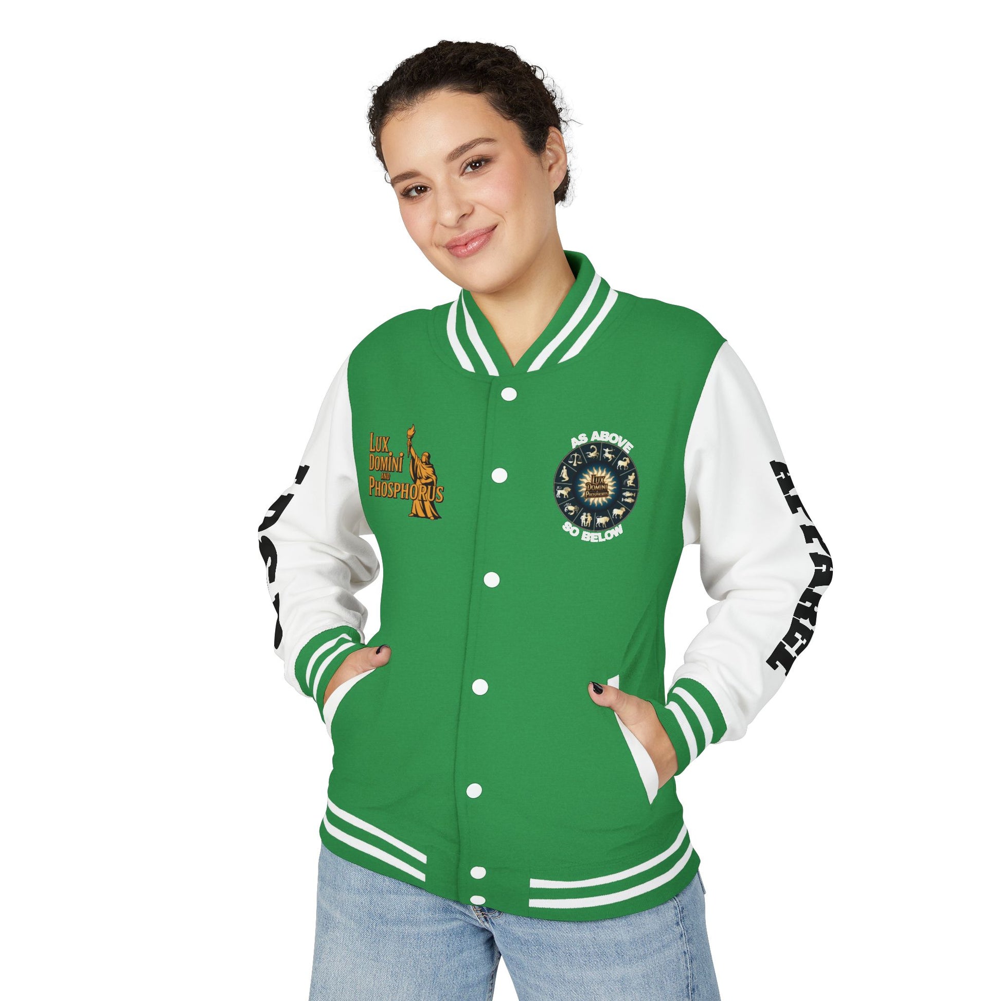 Letterman Jacket - As above so below LD&P APPAREL Design
