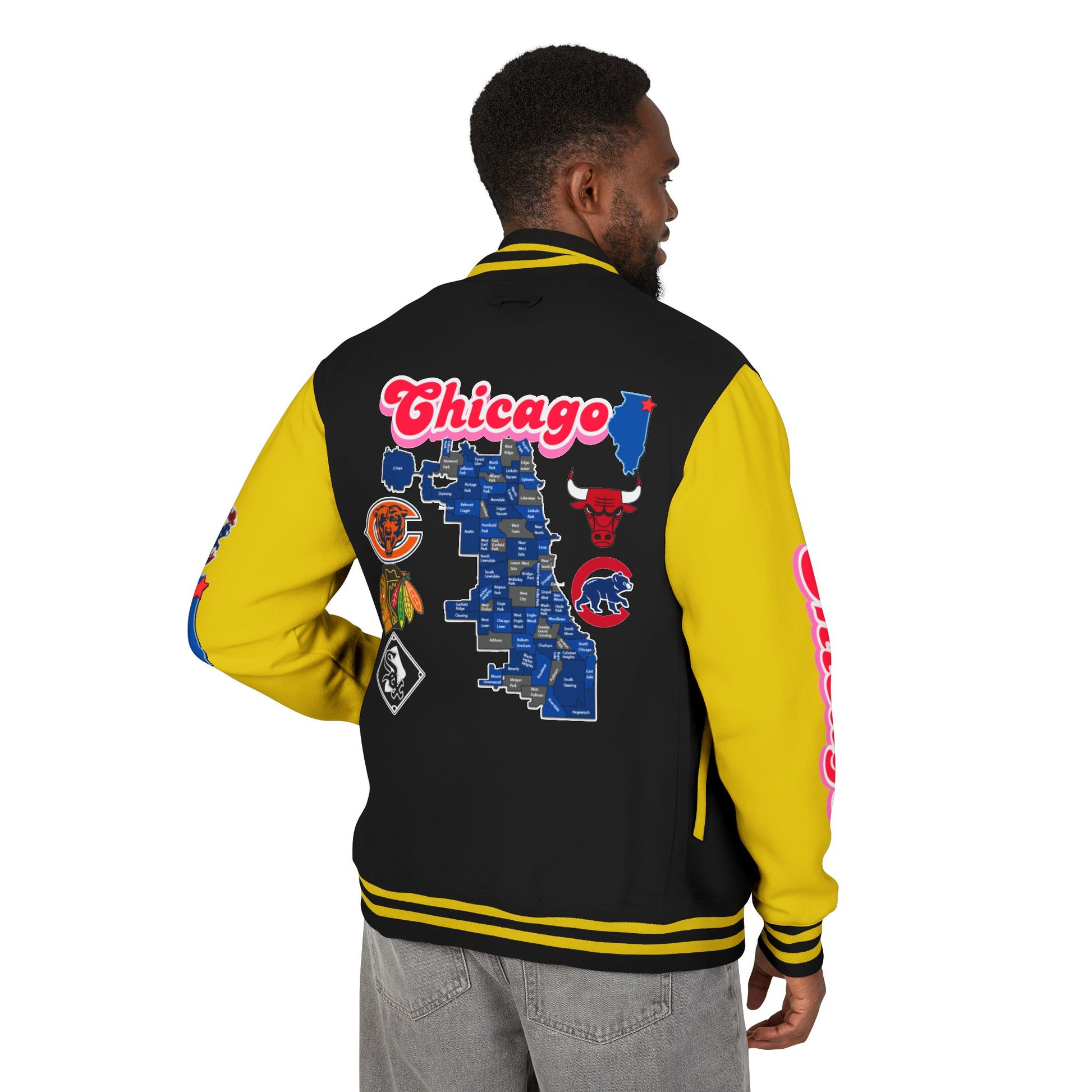 Letterman Jacket Chicago Design