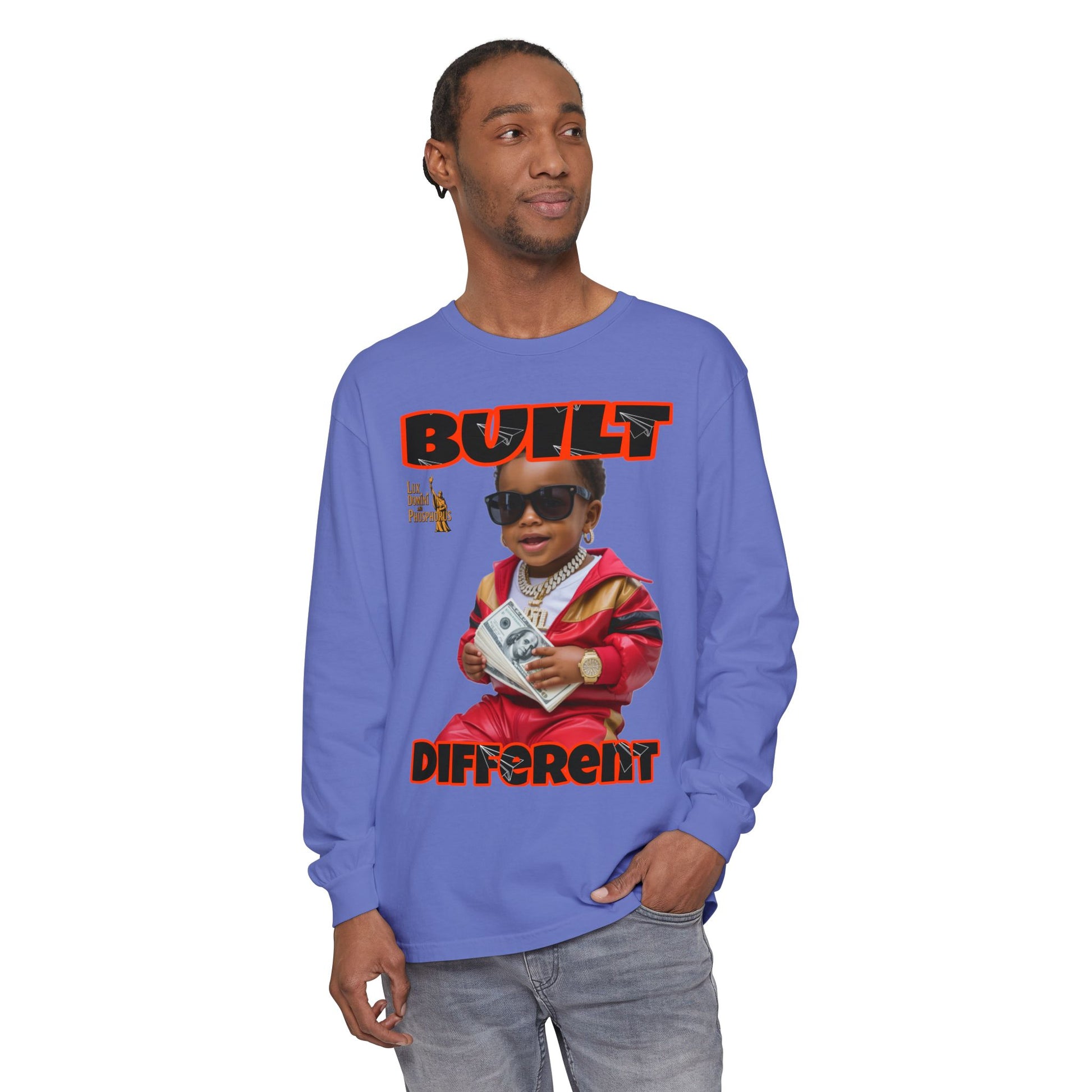 Long Sleeve T-Shirt - Built Different LD&P Apparel Design