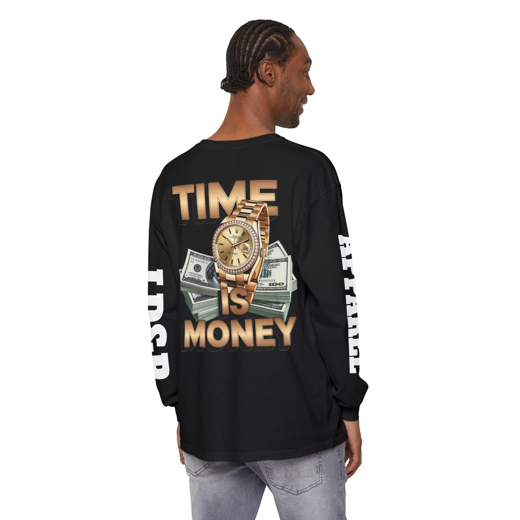 Long Sleeve T-Shirt Time is MONEY Design