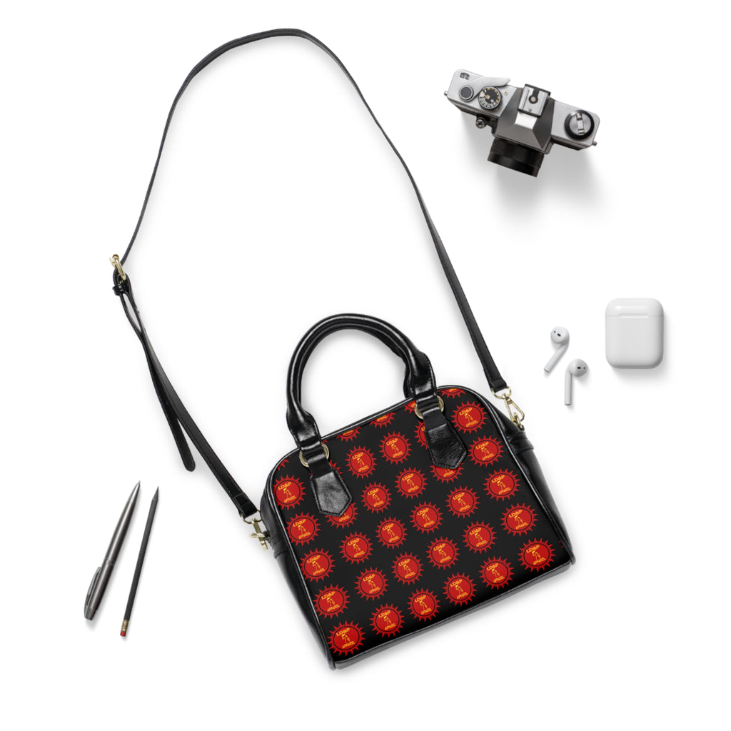 LD&P APPAREL DESIGN Pattern Shoulder Handbag